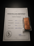Kupferbarren Eigenguss 562g Millberry +Zertifikat
