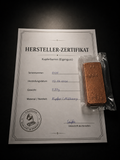 Kupferbarren Eigenguss 577g Millberry+Zertifikat